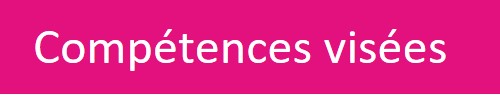 Compétences visées