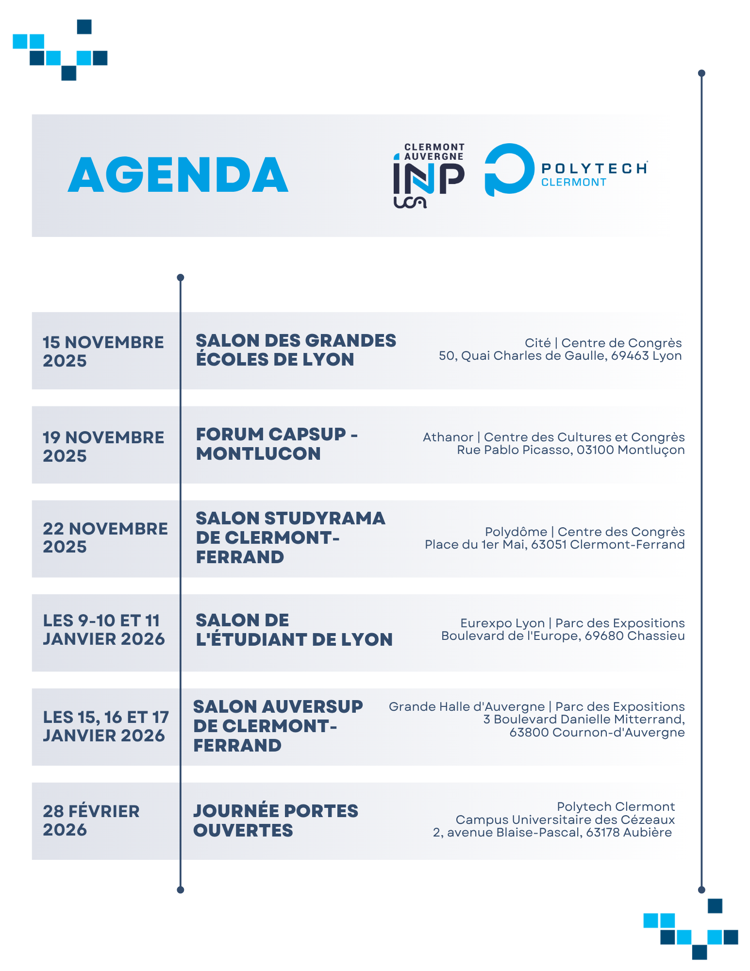Salons et forum - Polytech 2025_2026